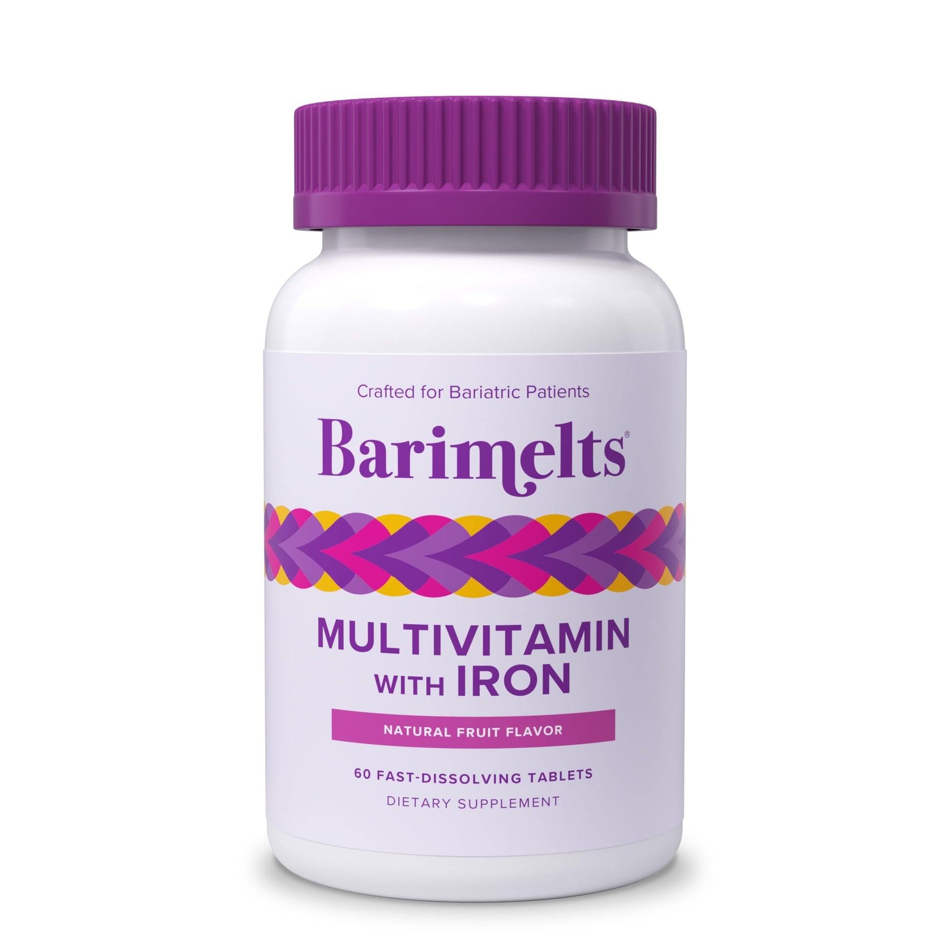 BariMelts Bariatric Multivitamin with Iron, 60 Fast-Dissolving Tablets (1-Month Supply), Sugar-Free Bariatric Vitamins for Women, Natural Fruit Flavor BariMelts buy supplements Au