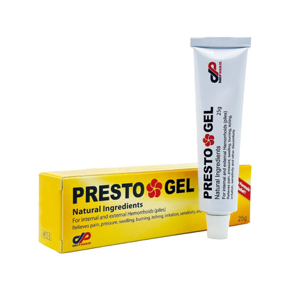 DR. SCHAVIT Presto Gel for Internal and External Hemorrhoids (Piles). A Natural Hemorrhoid Treatment Hemorrhoid Cream. Immediate Relief 25gr DR. SCHAVITBuy Supplements Australia