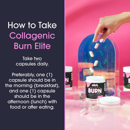 Obvi Burn Elite - Collagen Supplement for Women - Fitness Support - Metabolism Support Supplement - Healthy Mobility - Natural Thermogenic Formula