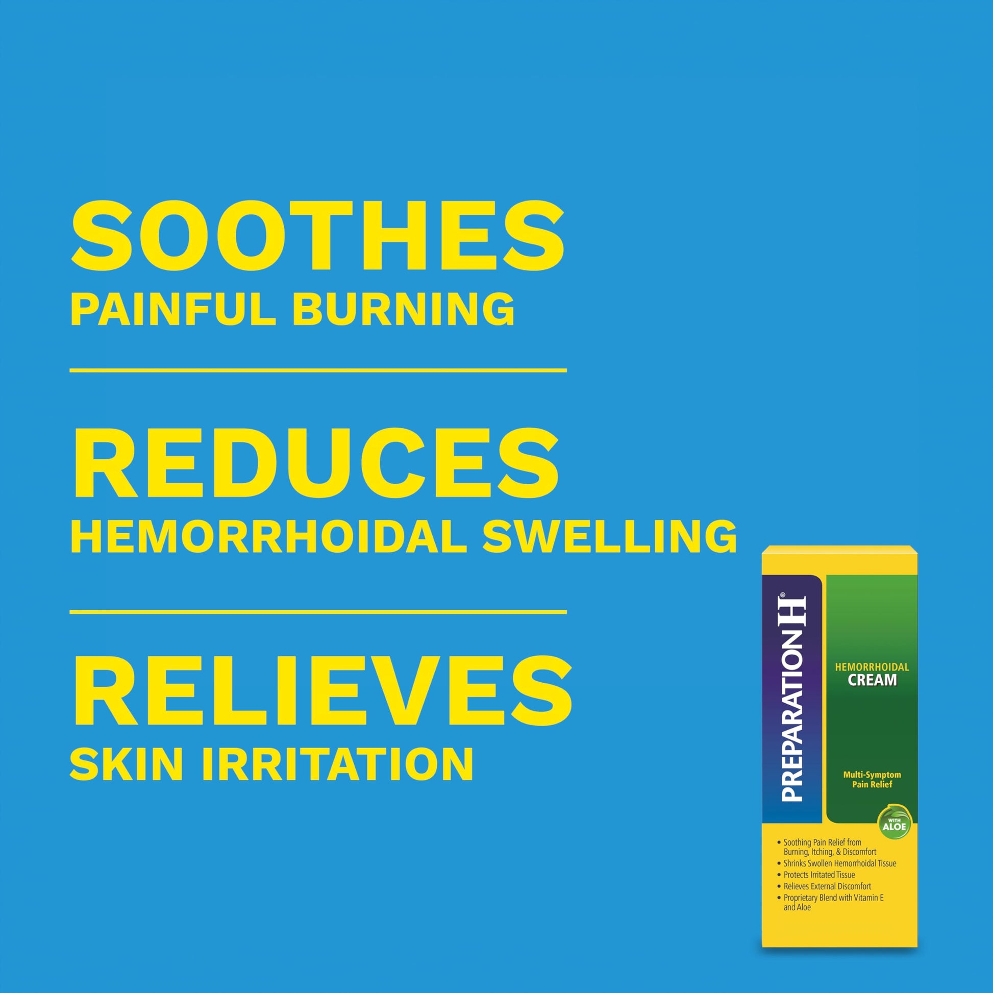 Preparation H Hemorrhoid Symptom Treatment Cream (0.9 Ounce Tube), Maximum Strength Multi-Symptom Pain Relief with Aloe Preparation H buy supplements Au
