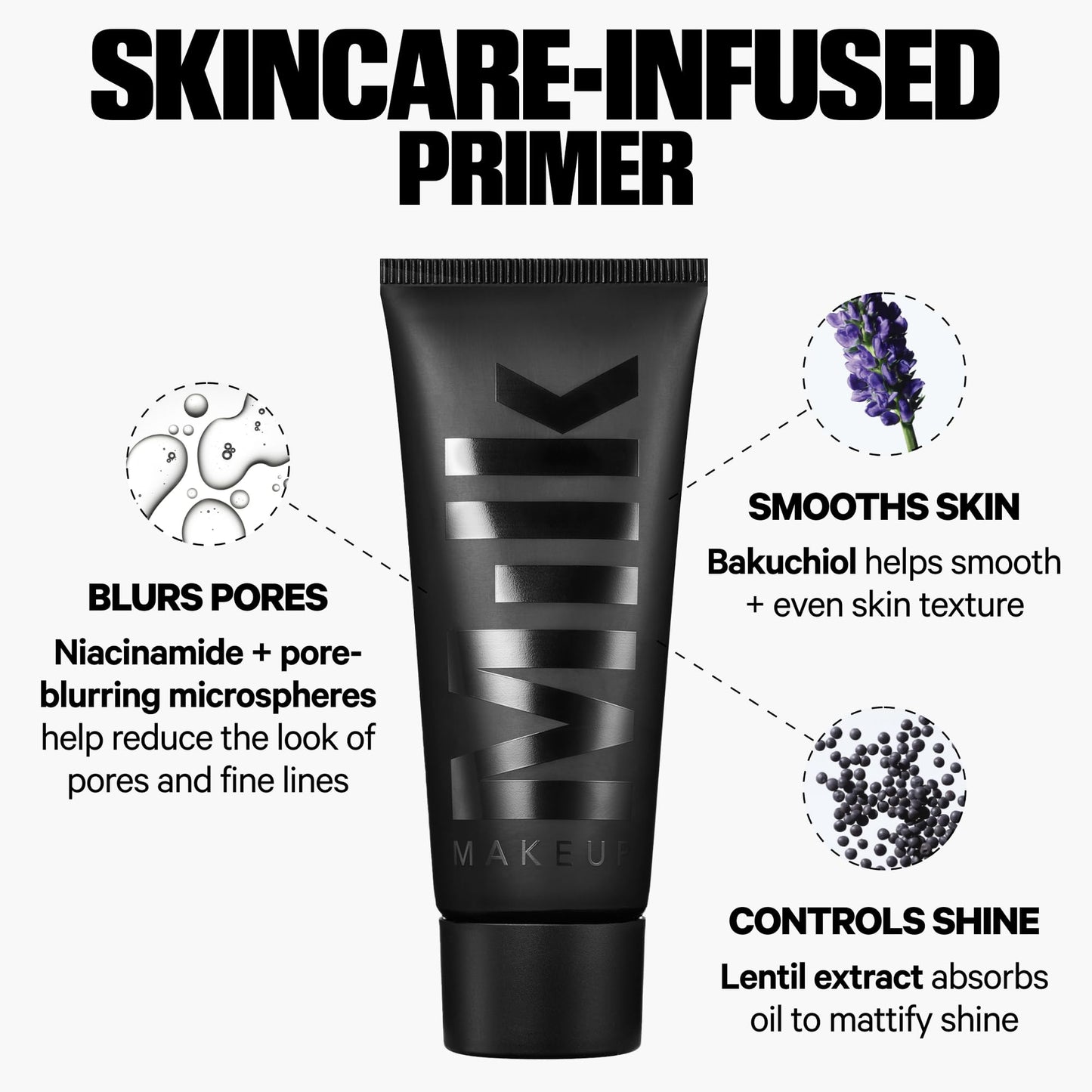 Milk Makeup Pore Eclipse Mattifying Primer – Blurs Pores, Controls Shine + Holds Makeup for Up to 12 Hours – Creates a Smooth, Even Base for a Soft, Long-Lasting Matte Finish – 0.68 oz Milk Makeup buy supplements Au