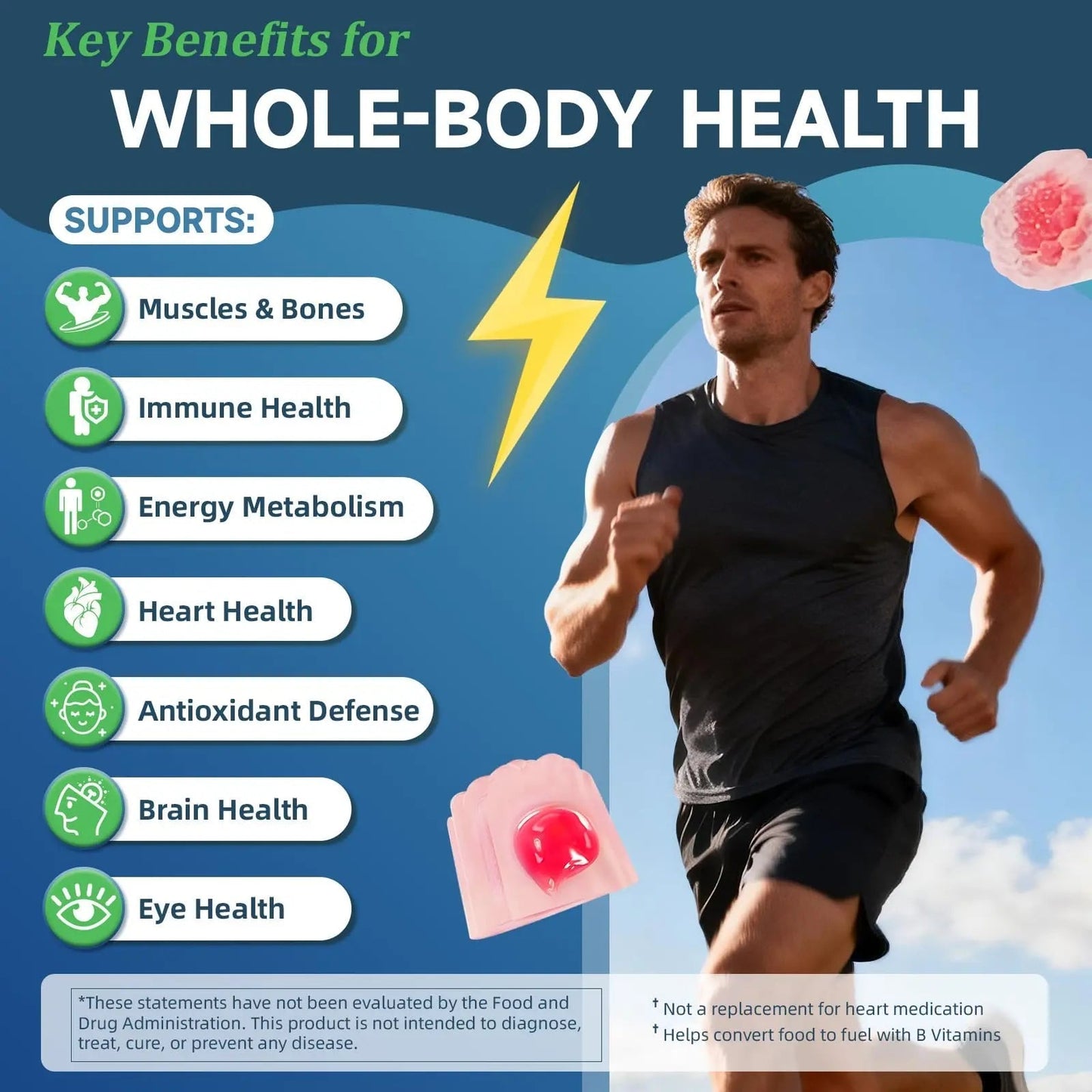 Totaria Sugar Free Multivitamin for Men with Omega 3, Probiotics, Mens Multivitamins Gummies w/Methylated B Complex Totaria