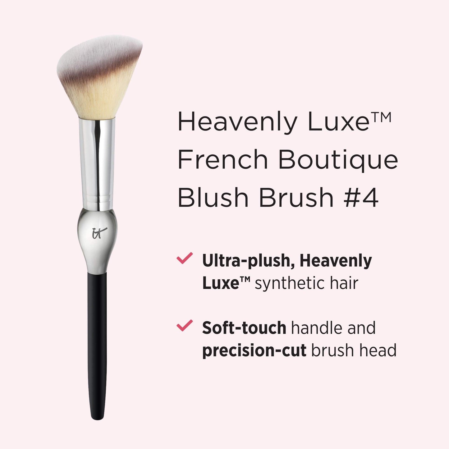 IT Cosmetics Heavenly Luxe French Boutique Blush Brush #4 - Angled Blush Brush for Cheeks - Liquid & Powder Blush Brush - Makeup Brush With Award-Winning Heavenly Luxe Hair IT CosmeticsBuy Supplements Australia