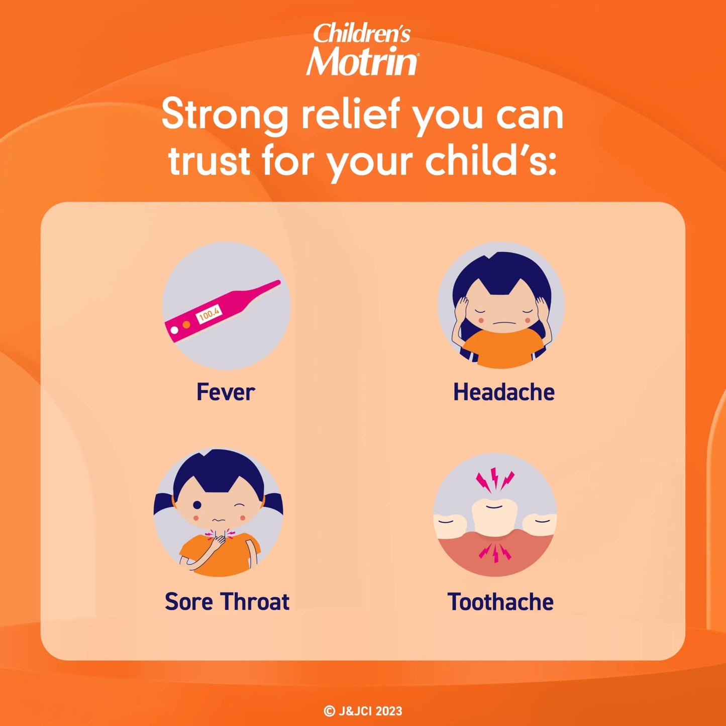 Motrin Children's Dye-Free Chewable Tablets with Ibuprofen, Kids' Fever Reducer & Pain Reliever for Sore Throat, Fever, Toothache & Pain Relief, Grape Flavor, 24 Ct MotrinBuy Supplements Australia