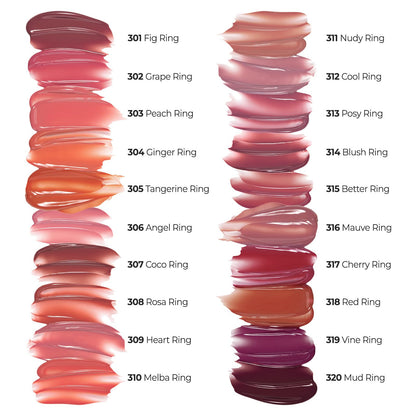 Laka Jelling Nude Gloss, Sheer Hydrating Lip Oil with No Stain, Non-Sticky, Nourishing Gloss for a Glowy Look, K-Beauty (#301 Figring, 1.9g/0.07oz) LakaBuy Supplements Australia