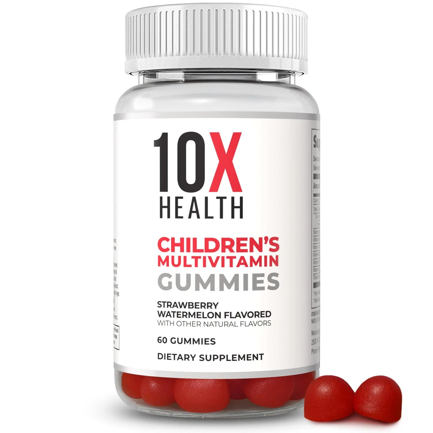 10X Health Children’s Methylated Multivitamin Gummies - 60 Count Kids Multivitamin Gummies, Complete Daily Nutrition 10X Health System