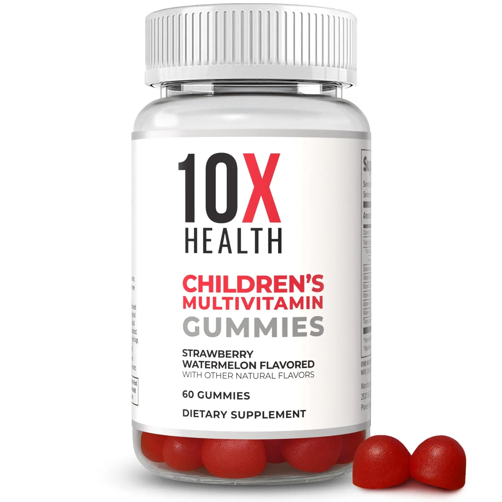 10X Health Children’s Methylated Multivitamin Gummies - 60 Count Kids Multivitamin Gummies, Complete Daily Nutrition 10X Health System