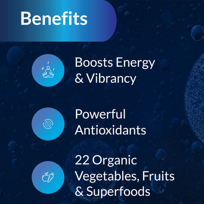 Equilife Daily Fruit & Vegetable Blend, Superfood Antioxidant Supplement Capsules, Nutrient Dense with Vitamin C, Fiber, and 9 Essential Amino Acids, Supports Energy, Vegan 240 Capsules EquilifeBuy Supplements Australia