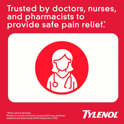 Tylenol 8 Hour Acetaminophen 650 mg Extended Release Caplets, Fast Acting Bi-Layer Design, Quick & Long Lasting Pain Relief for Muscle, Joint, Back & Arthritis Aches, Fever Reducer, 100 Count TylenolBuy Supplements Australia