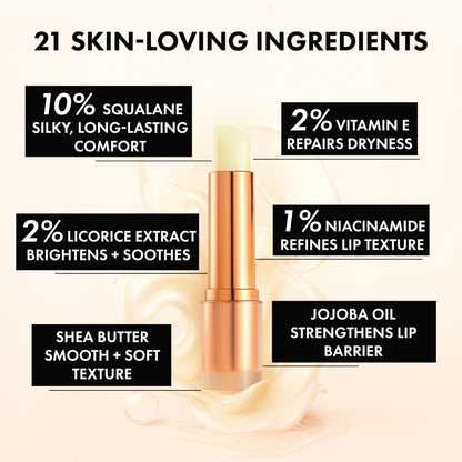 Clinexil Lip Balm – Hydrating Lip Repair with Cold-Pressed Oils, 10% Squalane, Vitamin E & Ceramides – Moisturizing Lip Butter for Dry Cracked Lips – Clean, Non-Toxic Lips Care for Women – 004 NT ClinexilBuy Supplements Australia