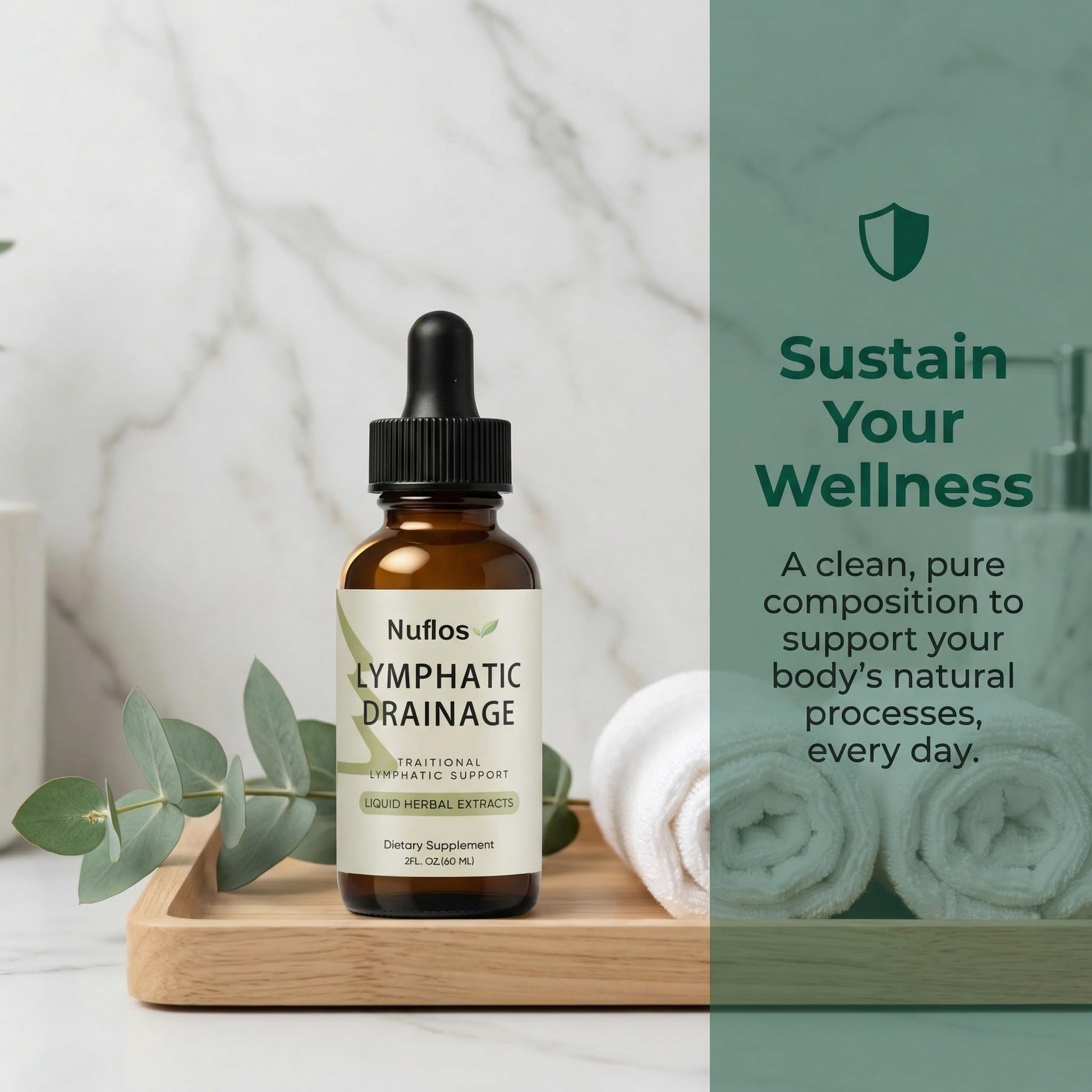FQMUEV Nuflos Lymphatic Drainage Drops, Lymphatic Drainage Supplements, Premium 4-in-1 Herbal Blend, Daily Wellness & Overall Relief, 2 Fl. Oz (A) FQMUEV buy supplements Au