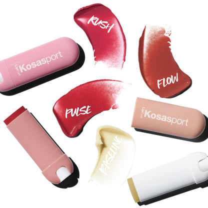 Kosas Lipfuel Hyaluronic Active Sport Lip Balm - Hydrates, Energizes and Protects - Natural Lip Treatment and Care (Flow) Kosas buy supplements Au