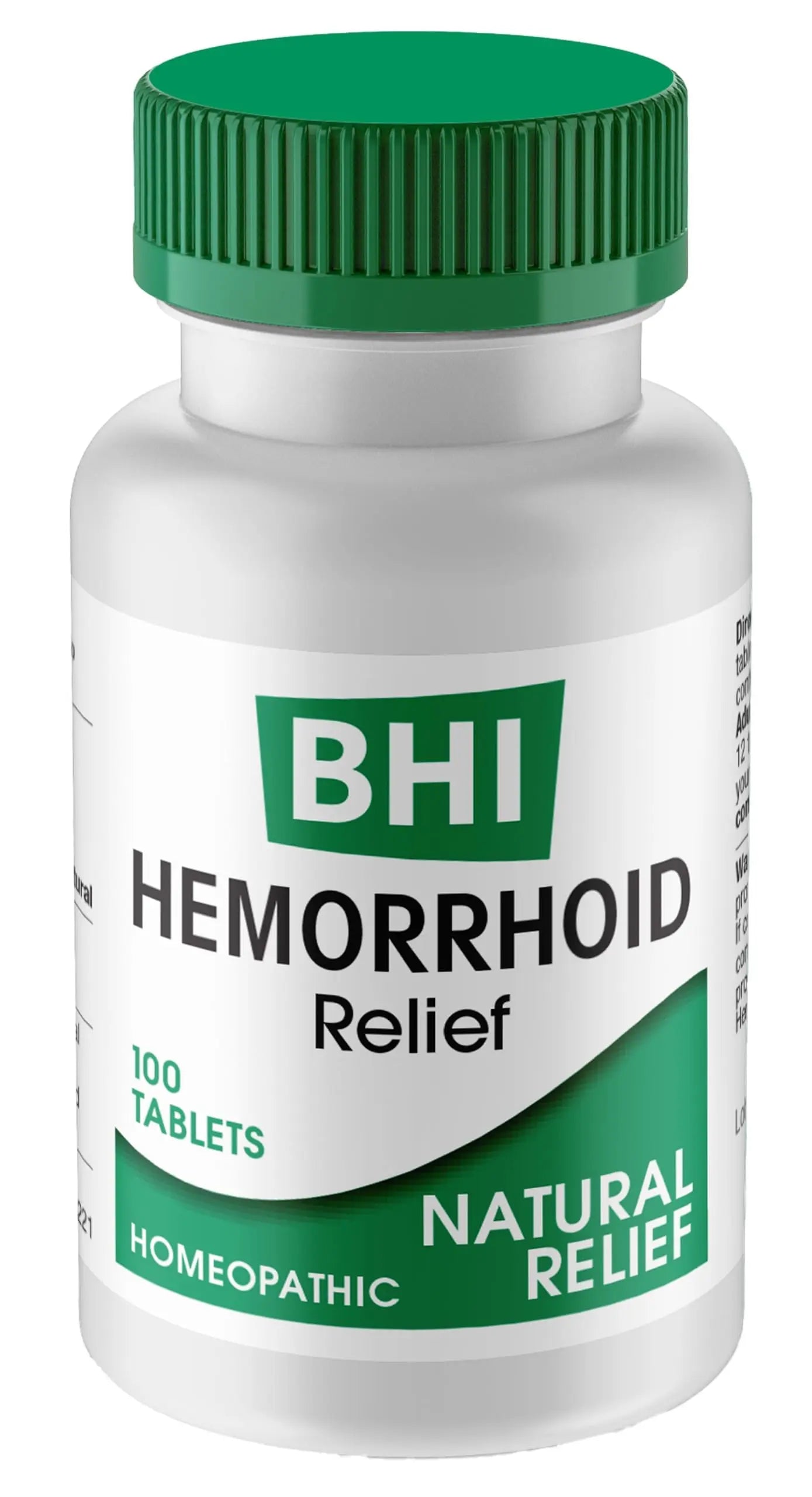 MediNatura BHI Hemorrhoid Relief - Natural Hemorrhoid Treatment for Relieving Rectal Itching - Daily Support - Chewable & Easy-to-Use Tablets - Plant-Based - 100 Count MediNaturaBuy Supplements Australia