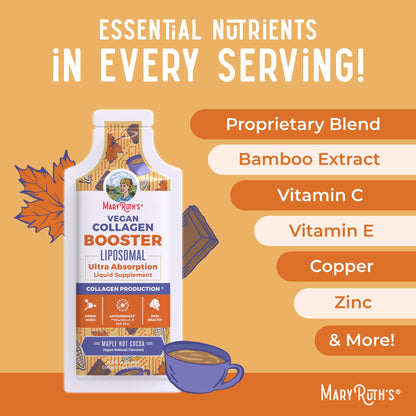 MaryRuth Organics Collagen Booster Liposomal | Sugar Free | Liquid Collagen Booster with VIT C, E, Zinc,Copper&Silica | Skin Care&Joint Support Supplement | Vegan | Non-GMO | Gluten Free | 14 Serving MARYRUTH'S buy supplements Au