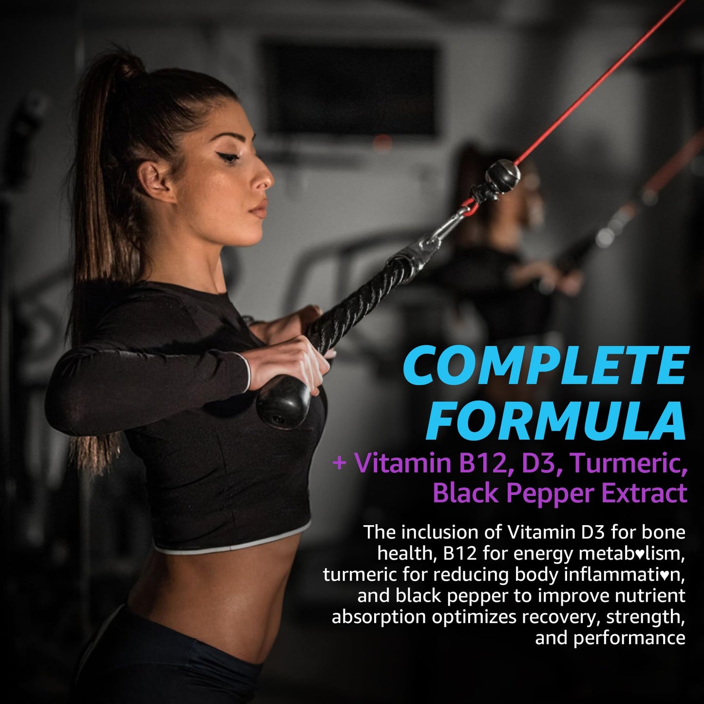 Zinc and Magnesium Supplement, Zinc Magnesium Aspartate Post Workout Gummies for Men Women, with Vitamin B6, B12, D3, Turmeric for Nighttime Recovery, Reduce Fatigue