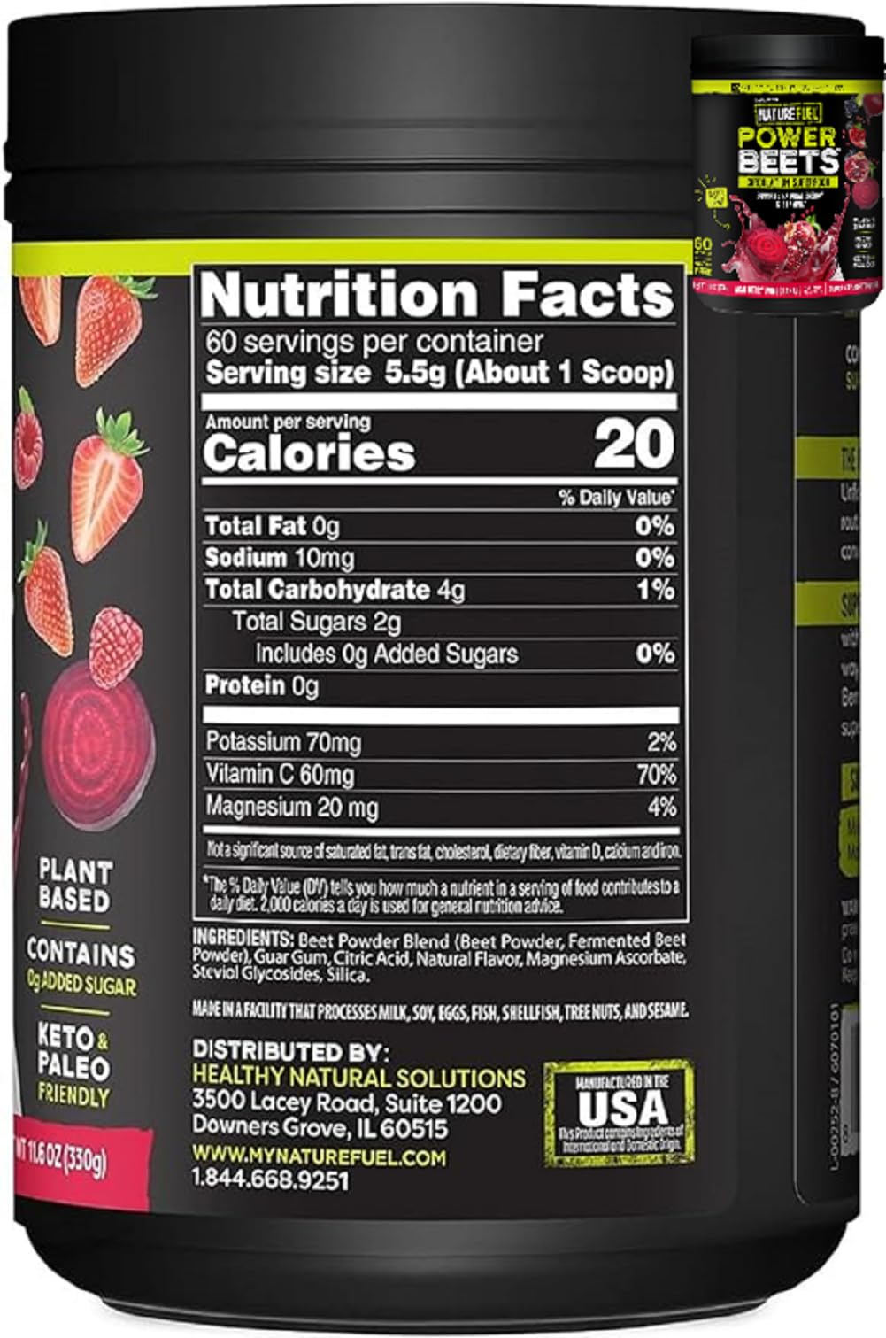 Amazing Grass Greens Blend Superfood: Super Greens Powder Smoothie Mix for Boost Energy, 60 Servings & Nature Fuel Power Beets Powder, Beet Root Powder, Support Natural Energy, 60 Servings Healthy Delights buy supplements Au