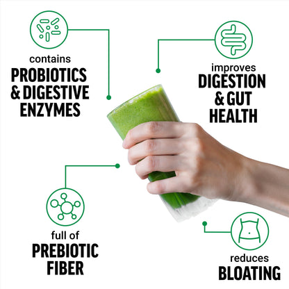 Force Factor Smarter Greens Superfoods Powder, 2-Pack, Supports Digestion and Bloating, Immunity, and Energy, Greens Powder with Probiotics, Digestive Enzymes, Antioxidants, and Fiber, 60 Servings Force FactorBuy Supplements Australia
