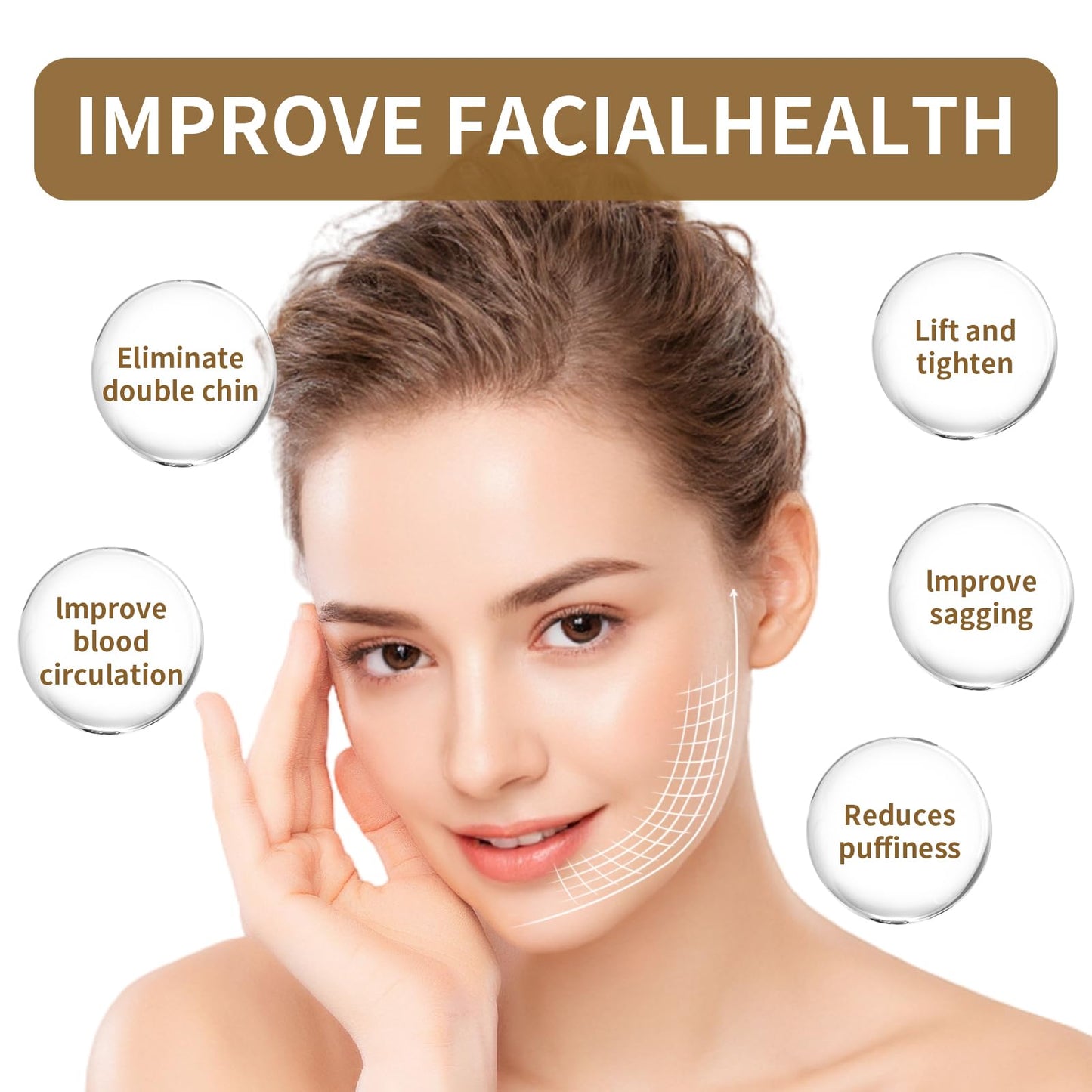 LEPIAOPIAO Upgrade Lymphatic Contour Face Brush,Lymphatic Drainage Brush,Dry Lymphatic Drainage Massager,Ergonomically Designed to Fit The Skin Precisely LEPIAOPIAO buy supplements Au