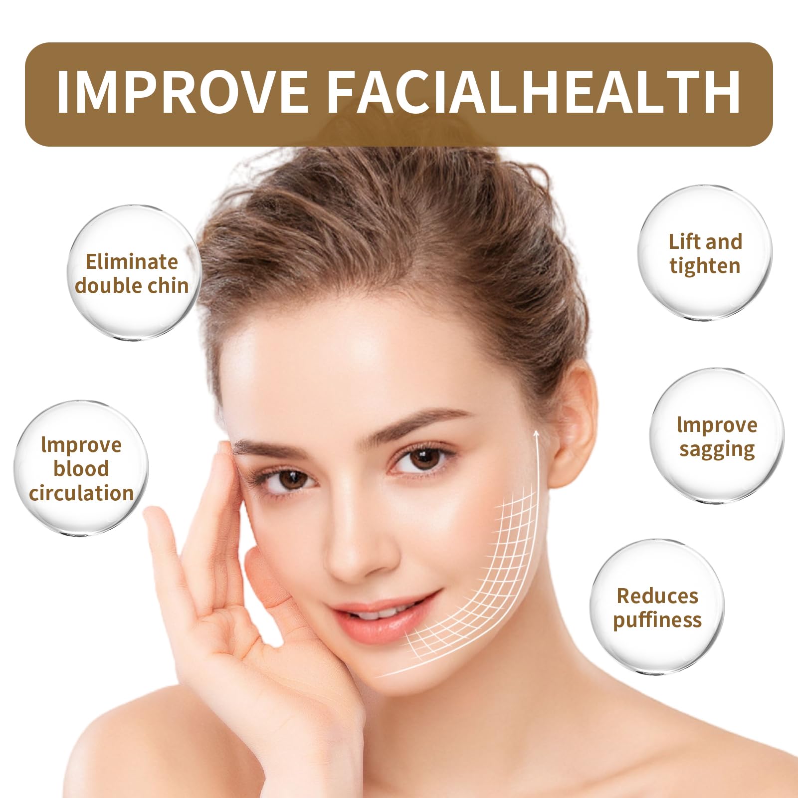 LEPIAOPIAO Upgrade Lymphatic Contour Face Brush,Lymphatic Drainage Brush,Dry Lymphatic Drainage Massager,Ergonomically Designed to Fit The Skin Precisely LEPIAOPIAO buy supplements Au