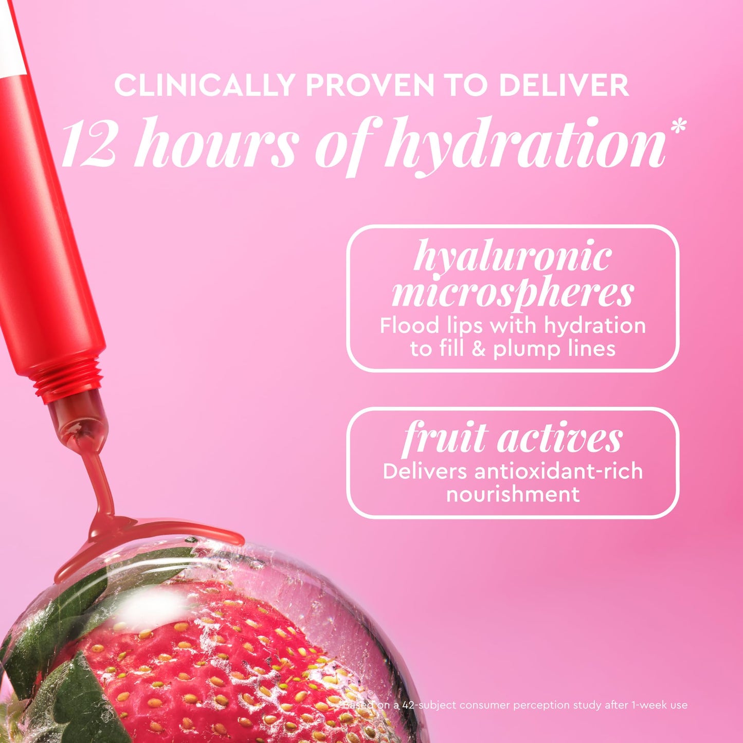 Glow Recipe Glass Balm Lip Treatment - 12Hr Hydrating Lip Balm & Moisturizer with Hyaluronic Acid to Smooth, Plump & Protect from Dryness - Sheer Pinky Red Tint, Strawberry Bingsoo (15 ml) Glow RecipeBuy Supplements Australia
