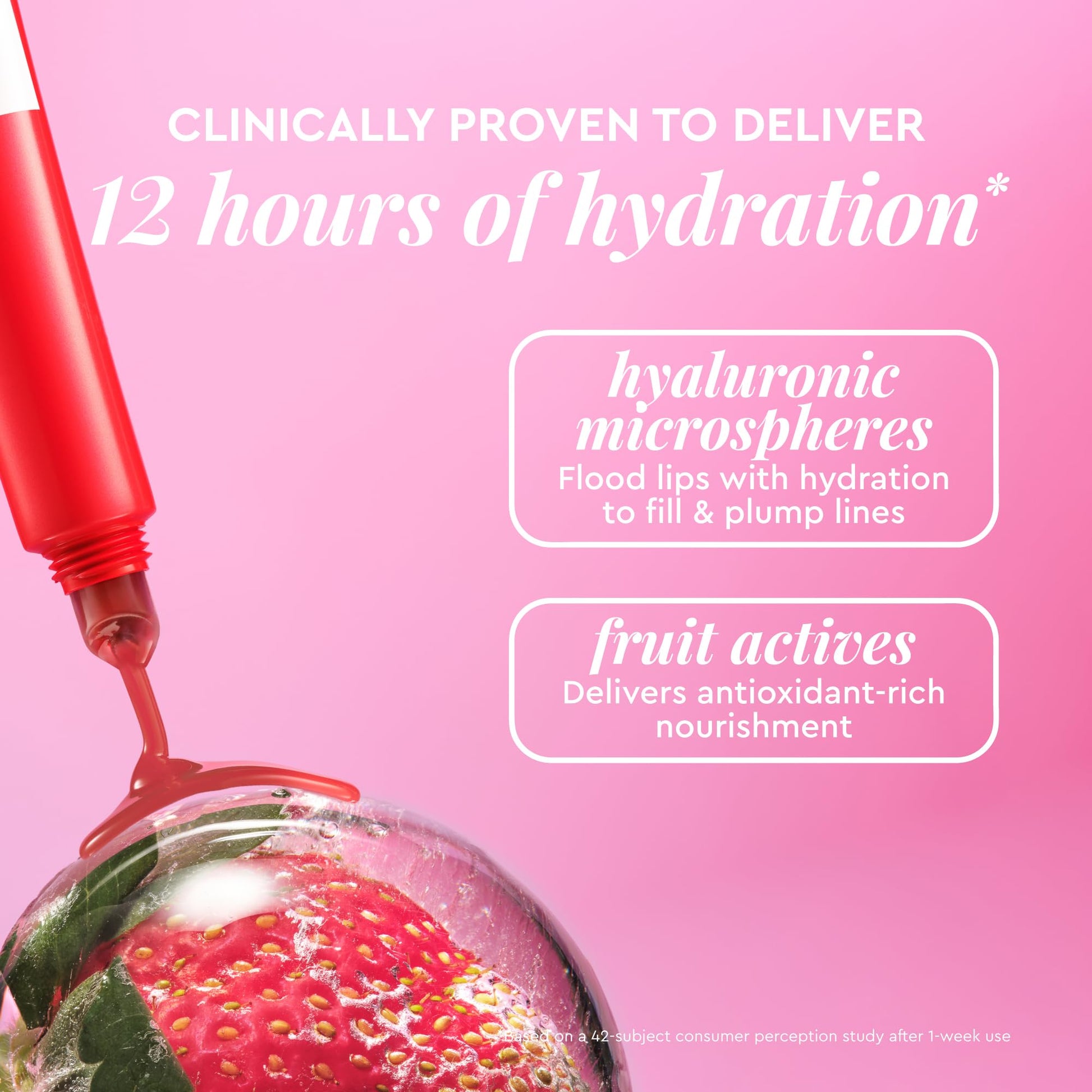 Glow Recipe Glass Balm Lip Treatment - 12Hr Hydrating Lip Balm & Moisturizer with Hyaluronic Acid to Smooth, Plump & Protect from Dryness - Sheer Pinky Red Tint, Strawberry Bingsoo (15 ml) Glow RecipeBuy Supplements Australia