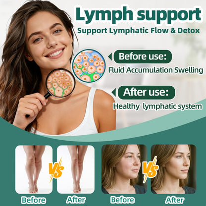 Liposomal Lymphatic Drainage Drops, 4 fl oz – 30-in-1 Lymphatic Drainage Supplements with 23 Herbs & 7 Vitamins – Supports Lymphatic System, Immune & Liver Health – Detox Support – 60-Day Supply Nivltpure buy supplements Au