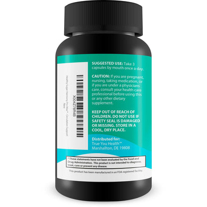 Healthy Sugar Harmony Pro Max - Our Best Blood Cleansing Formula - Support Healthy Sugar Balance & Immune Health with This Premium Blood Support Supplement - Bloodflow & Cardiovascular Support True You Health buy supplements Au