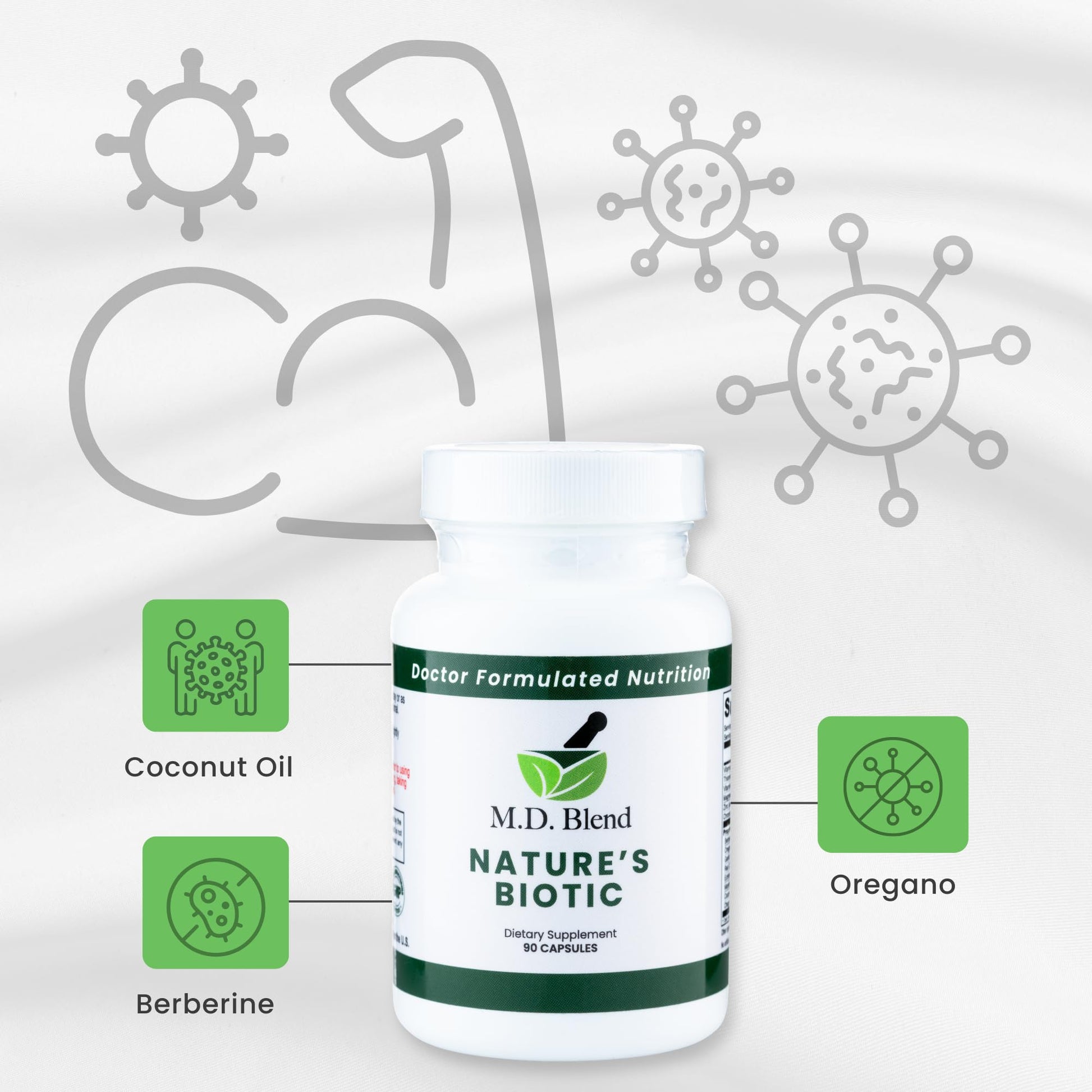 M.D. Blend Nature’s Biotic & Allergy Expert Bundle for Immune Support, Seasonal Allergy Relief, Respiratory Wellness, Quercetin and Bromelain, NAC Nettle Root Vitamins & Minerals Plant-Based Capsules M.D. Blend buy supplements Au