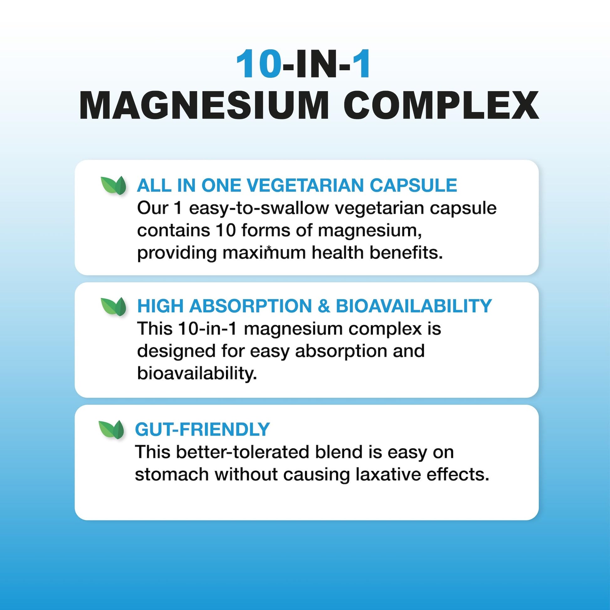 Puregen Labs 10 in 1 Magnesium Complex 500mg with B6-120 Veggie Capsules [High Absorption and Bioactivity] Non-GMO, NO Gluten and Dairy P Puregen Labs buy supplements Au