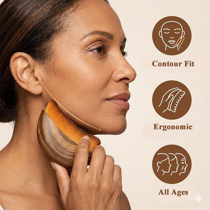 Recuvia Face Brush for Lymphatic Drainage, Gua Sha Brush for Face, Lymphatic Contour Face Brush Eliminate Puffiness, Lifting and Firming, Sculpting, Improves Skin Glow, Fit The Skin Precisely (2pcs) Recuvia buy supplements Au