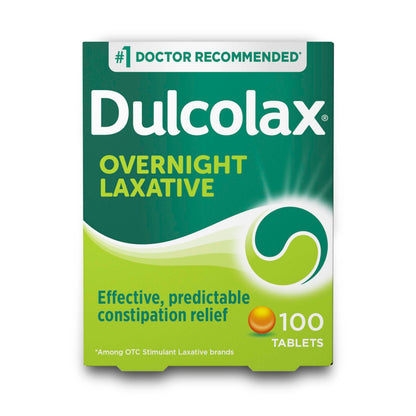 Dulcolax Stimulant Laxative Tablets, Predictable & Effective Constipation Relief, Relieves Straining & Bloating, Bisacodyl 5 mg, 100 Count Dulcolax buy supplements Au