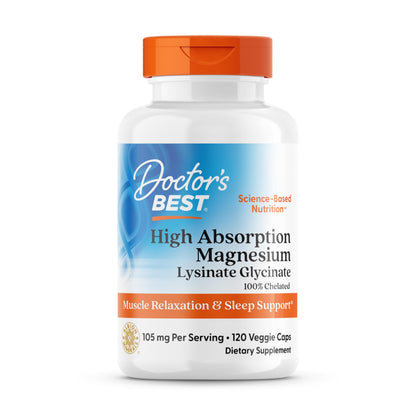 Supplement bottle labeled 'Doctor's Best' on a white background
