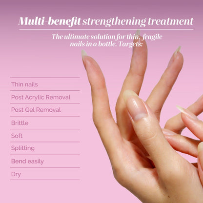 LONDONTOWN Get Well Nail Recovery - Strengthening Nail Care Repair Treatment for Weak Damaged Nails | Clear Nail Polish