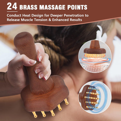 KintKita Wood Therapy Massage Tools,Lymphatic Drainage Massager Helps Reduce Cellulite for Belly Arms & Legs, Anti Cellulite Massager Body Sculpting Tools for Body Contouring & Muscle Relief KintKita buy supplements Au