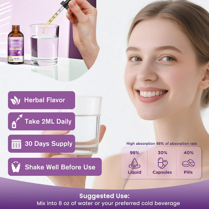 Lymphatic Drainage - Liver Cleanse Detox & Repair Drops, Liposomal Milk Thistle, Echinacea, Artichoke, Dandelion, Turmeric, ''Lymph-Liver'' Cleanse Detox Supplement, Immune & Health, Vegan, 2 Fl.Oz GZ HAOYUAN buy supplements Au