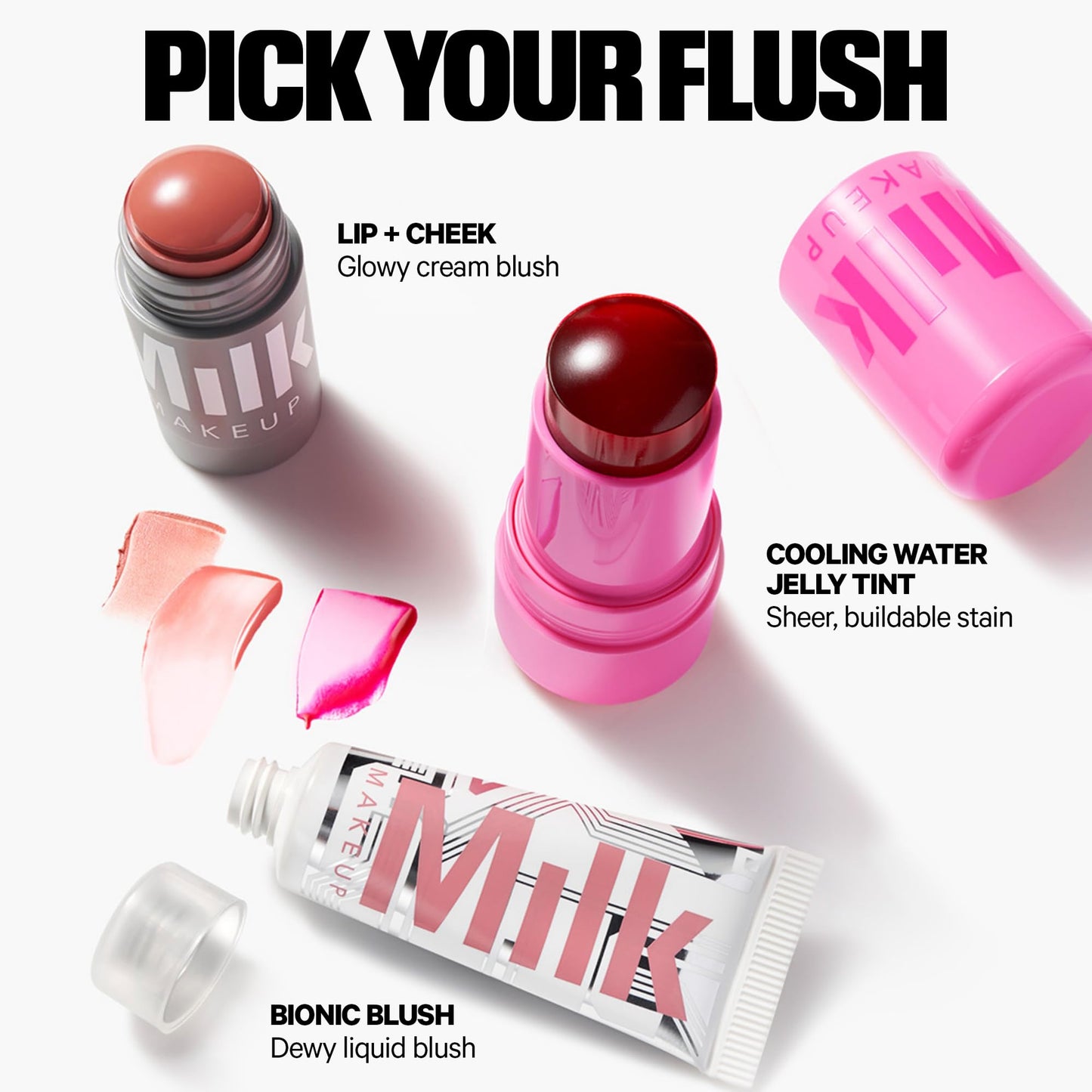 Milk Makeup Cooling Water Jelly Tint – Long-Lasting Sheer Lip + Cheek Stain with Firming Vegan Collagen + Hydrating Aloe – Transfer Proof, Buildable Lip Tint + Blush – Chill (Red), 0.17 oz Milk MakeupBuy Supplements Australia