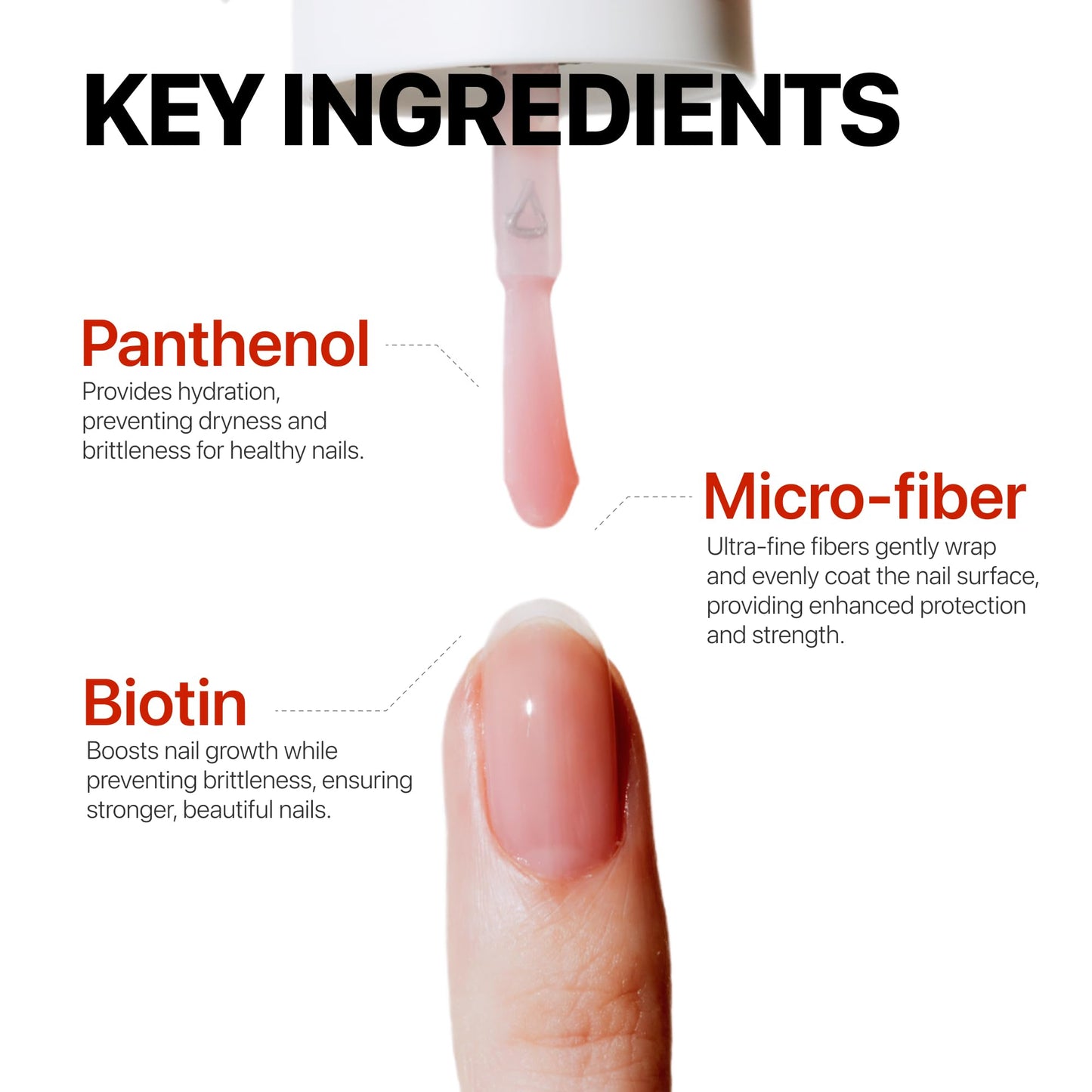 UUUUU. Magical Nail Solution | All-in-One Nail Care – Strengthener & Hardener & Primer with Biotin & Collagen – Quick-Drying & Odorless