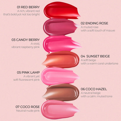 LOVB LOVB Pudding Glow Korean Lip Tint | Natural Lip Stain | Gloss to Stain | Long-Lasting & Non-Sticky | Lightweight Lip Tint | 0.14 oz. (04 SUNSET BEIGE) LOVB LOVBBuy Supplements Australia