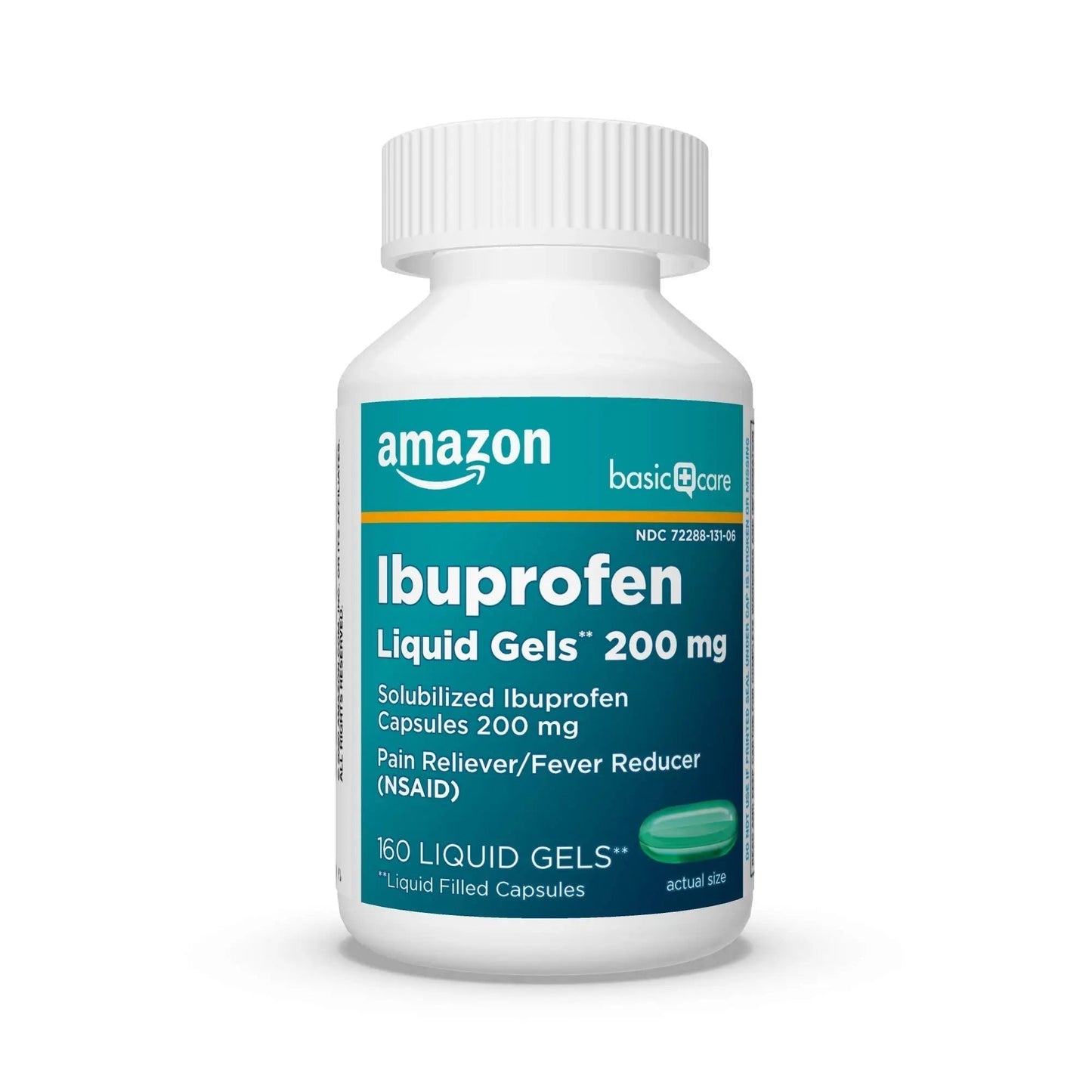 Basic Care Ibuprofen Liquid Gels, 160 Count Amazon Basic CareBuy Supplements Australia