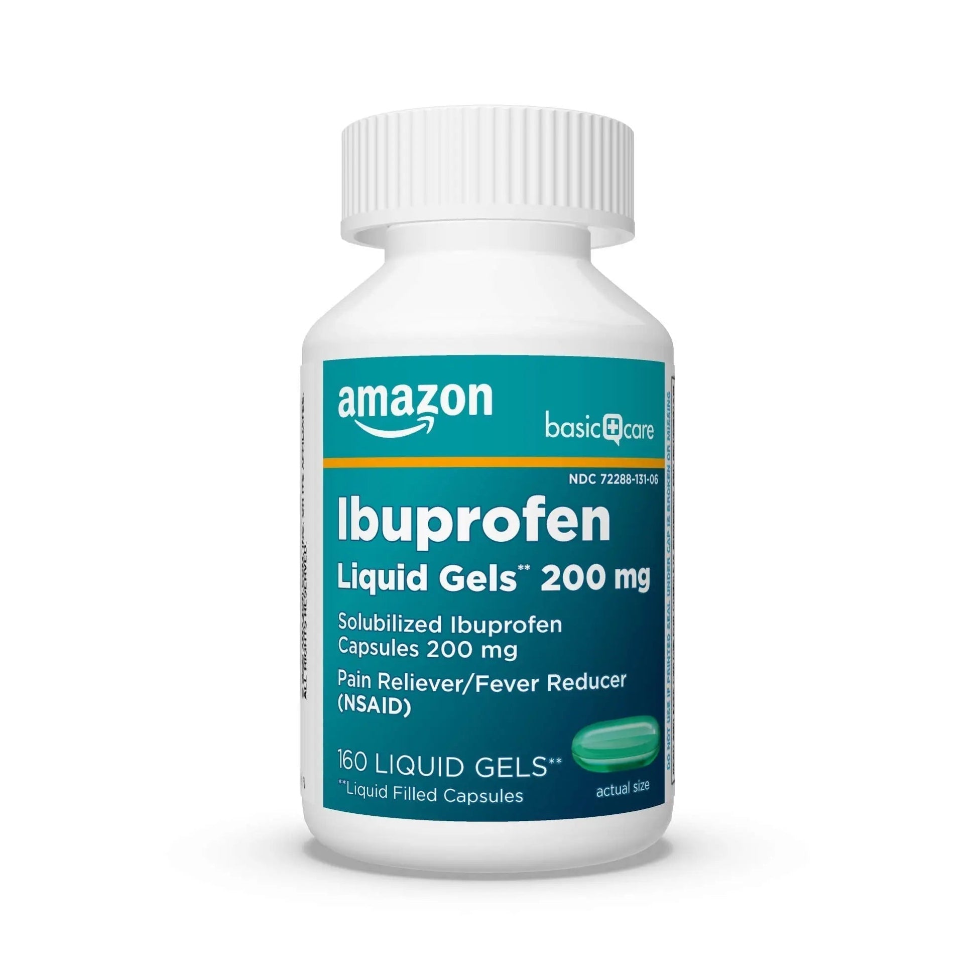 Basic Care Ibuprofen Liquid Gels, 160 Count Amazon Basic CareBuy Supplements Australia