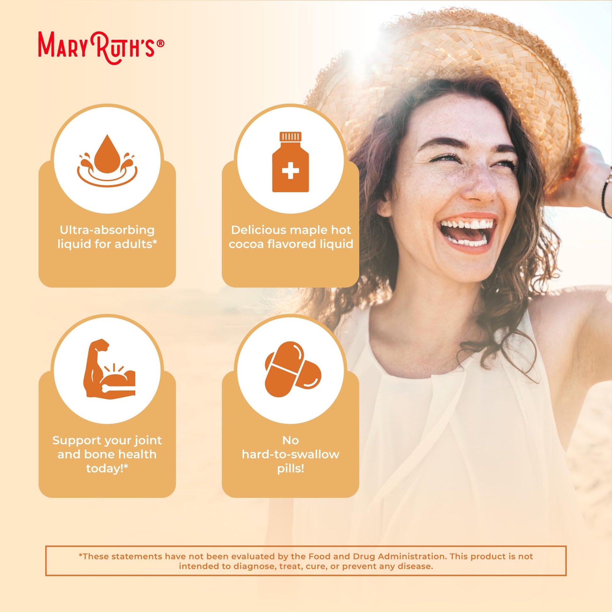 MaryRuth Organics Collagen Booster Liposomal, Sugar Free, Liquid Collagen Booster with Vitamin C, Vitamin E, Zinc, Copper & Silica, Skin Care & Joint Support Supplement, Vegan, Non-GMO, 7.6 Fl Oz MARYRUTH'S buy supplements Au