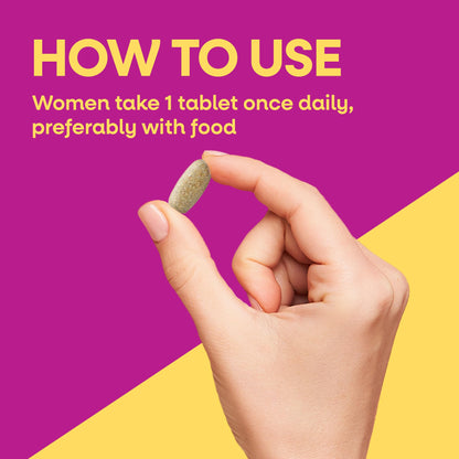 Nature's Way Alive! Ultra Multivitamin for Women, Complete Daily Women's Vitamins, High Potency Formula, Promotes Energy Metabolism and Muscle Function*, Vitamin A, C, D, Methylated B12, 60 Tablets Nature's WayBuy Supplements Australia