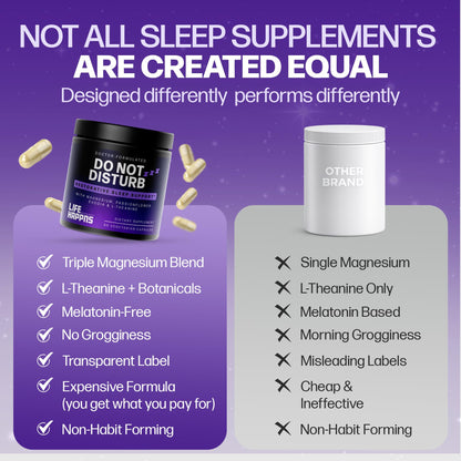 Doctor Formulated Triple Magnesium for Sleep, Calm & Relaxation with Chelated Magnesium Glycinate, L-Theanine, Passionflower & Evodia – Non-Habit, No Melatonin Magnesium Sleep Aid Support Supplement LIFE HAPPNS BE READYBuy Supplements Australia