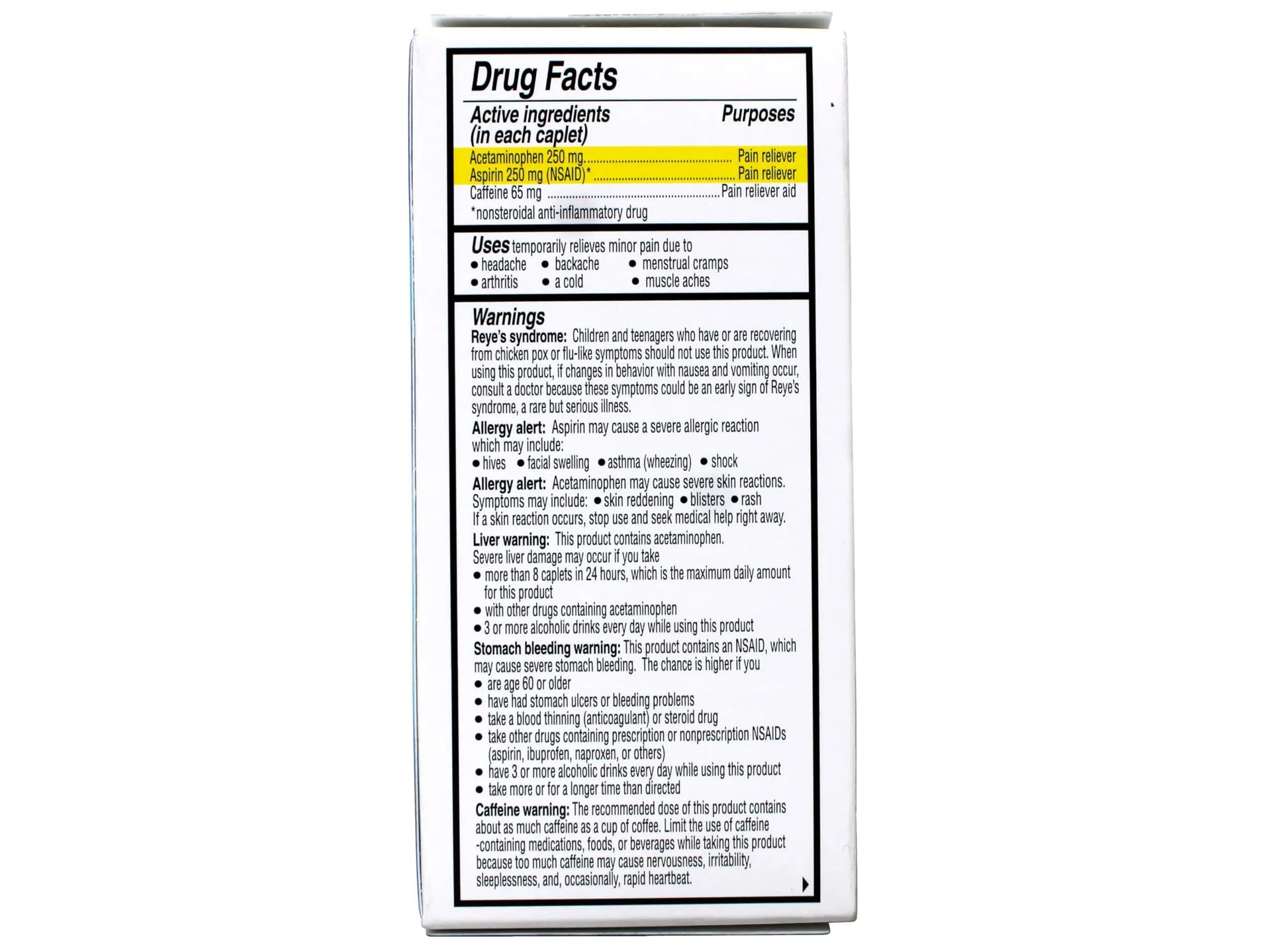 Vanquish Extra Strength Pain Reliever Caplets-100 ct. (Pack of 3) VanquishBuy Supplements Australia