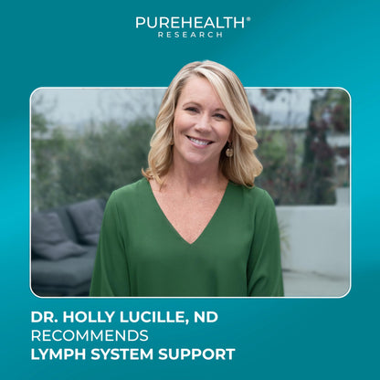 PUREHEALTH RESEARCH Lymph System Support - Lymphatic Drainage Supplement for Women & Men - Bromelain, Echinacea, Dandelion, Burdock Root, Lemon Powder, Kelp, Cleavers & More - 60 Capsules PUREHEALTH RESEARCH buy supplements Au