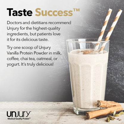 Unjury Whey Protein Powder | Vanilla | 21g 100% Whey Isolate Protein Powder | Low Carb and Lactose Free | Gluten Free | Certified Kosher | 15 Servings