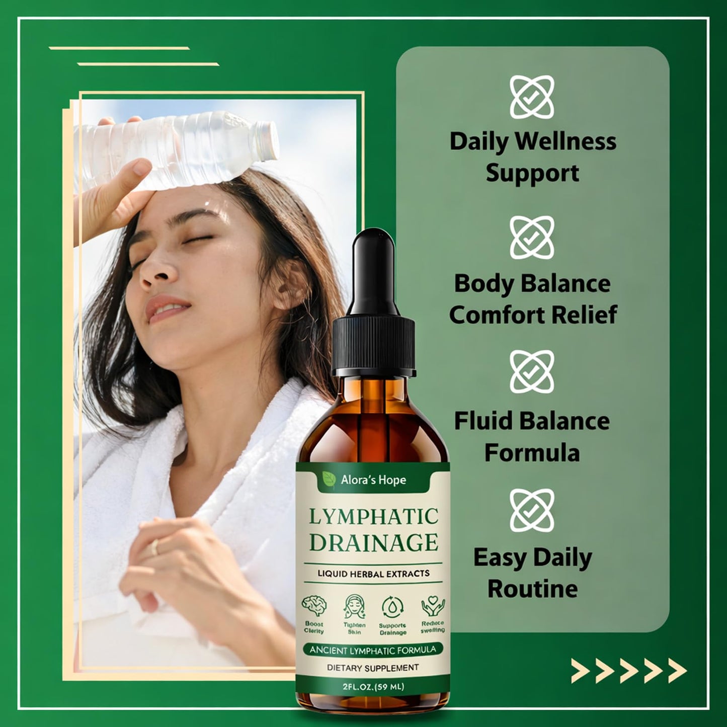 gmpdose Alora Lymphatic Drainage Drops, Promotes The Efficient Drainage of The Lymphatic System to Promote Overall Health 2 fl oz (1pc) gmpdose buy supplements Au