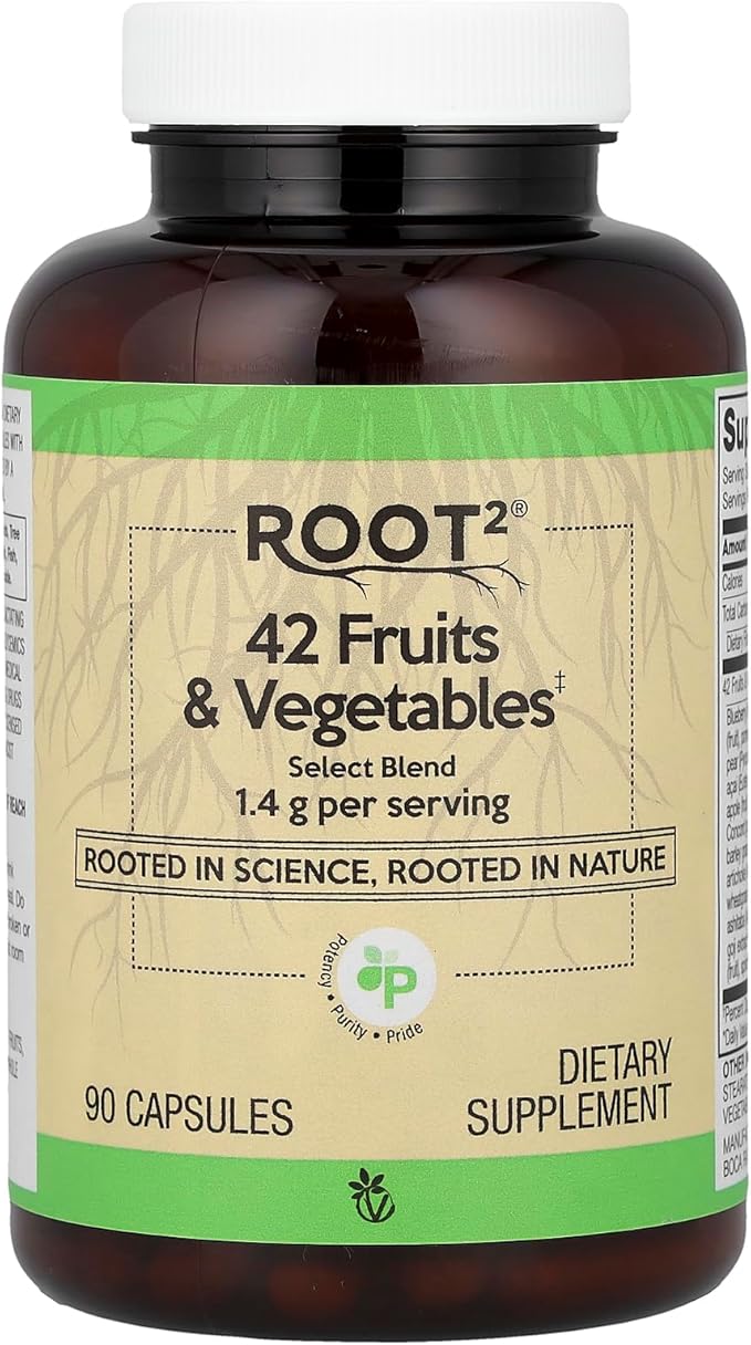 Vitacost Root2®, 42 Fruits & Vegetables, 90 Capsules Vitacost Brand buy supplements Au