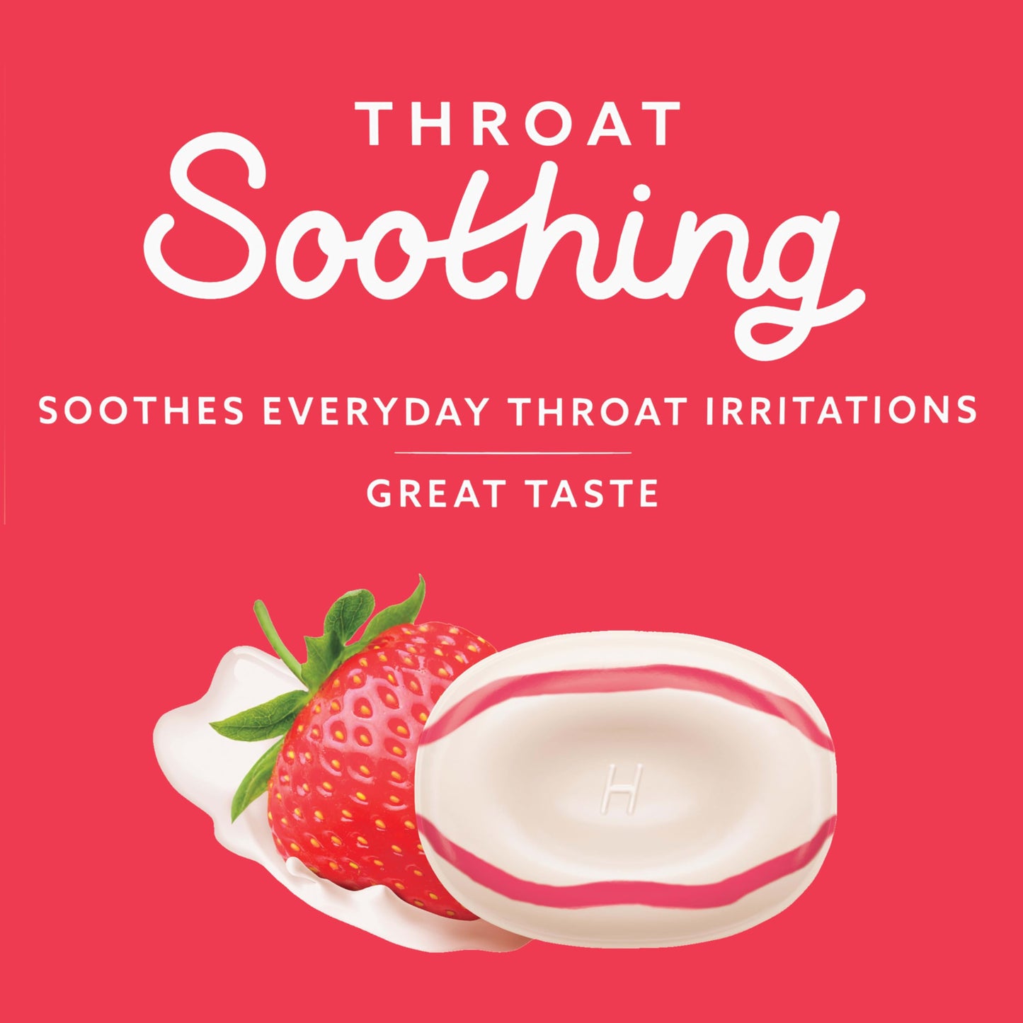 HALLS Throat Soothing Creamy Strawberry Throat Drops, 70 Drops HALLS buy supplements Au