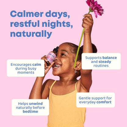 JoySpring Calmify Magnesium Citrate Liquid for Kids - Sugar-Free, Gluten-Free Calming Supplement with Chamomile